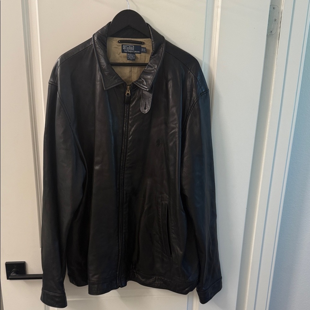 Polo Ralph Lauren Lambskin Leather Jacket